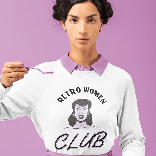 レトロ女性クラブTシャツティー Tシャツ