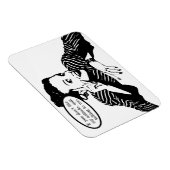 レトロ女性ユーモア マグネット (右側)