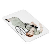 レトロ女性ユーモア マグネット (右側)