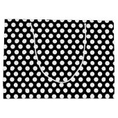 レトロ女性抱き枕 ラージペーパーバッグ (裏面)