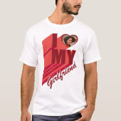 レトロ好きガールフレンドTシャツ Tシャツ (正面)