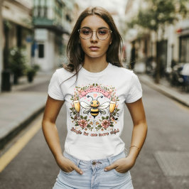 レトロ妻のパーティーバチェロレッテグループ女性 Tシャツ