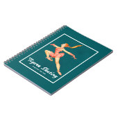 レトロ姿スケーター詩オンアイス ノートブック (左側)