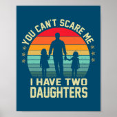 レトロ娘が二人いる私を怖がらせることはできない ポスター (正面)