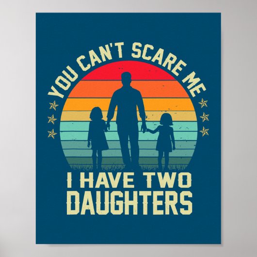 レトロ娘が二人いる私を怖がらせることはできない ポスター (正面)