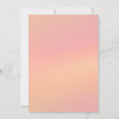 レトロ婚約パーティ招待状 招待状 (裏面)