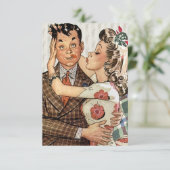 レトロ婚約夕食V2 招待状 (スタンド正面)