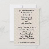 レトロ婚約夕食V2 招待状 (裏面)