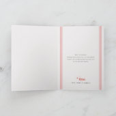 レトロ子供写真ブラック＆ホワイトクリスマス シーズンカード (内部)