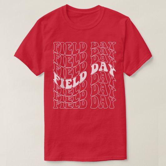 レトロ学生修学旅行の先生フィールドデーb tシャツ (デザイン正面)