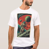 レトロ宇宙アドベンチャーTシャツ – ヴィンテージSci-Fi Ast Tシャツ (正面)