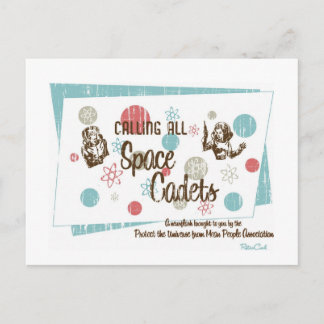 レトロ宇宙カード ポストカード
