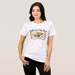 レトロ宇宙デザインの惑星コーヒーブレイク トライブレンドTシャツ