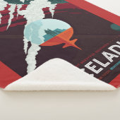 レトロ宇宙ポスター – サターンへのカッシーニ任務 シェルパブランケット (3/4)