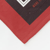 レトロ宇宙ポスター – サターンへのカッシーニ任務 フリースブランケット (角)