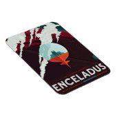 レトロ宇宙ポスター – サターンへのカッシーニ任務 マグネット (右側)