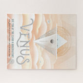 レトロ宇宙ポスター – システム内太陽の展望台 ジグソーパズル (横)