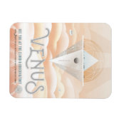 レトロ宇宙ポスター – システム内太陽の展望台 マグネット (横)