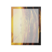 レトロ宇宙ポスター – 土星の最大の月、タイタン。 ノートパッド (回転)