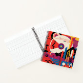 レトロ宇宙ポスター – 火星探索プログラム。 ノートブック (内部)