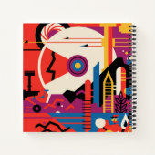 レトロ宇宙ポスター – 火星探索プログラム。 ノートブック (裏面)