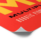 レトロ宇宙ポスター – 火星探索プログラム。 ポスター (角)