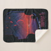 レトロ宇宙ポスター – 視聴者Observe Trappist-1e. シェルパブランケット (正面(横))