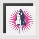 レトロ宇宙ロケット (正面/裏面)