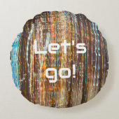 レトロ宇宙光 ラウンドクッション (正面)