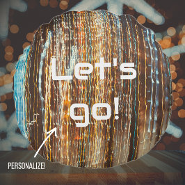 レトロ宇宙光 ラウンドクッション