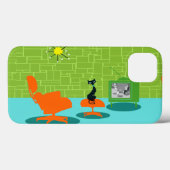 レトロ宇宙年齢子猫iPhone 6ケース Case-Mate iPhoneケース (裏面 (横))