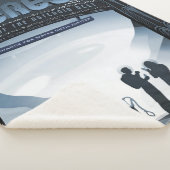 レトロ宇宙旅行ポスター – ドワーフプラネットセレス。 シェルパブランケット (3/4)