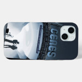 レトロ宇宙旅行ポスター – ドワーフプラネットセレス。 Case-Mate iPhoneケース (裏面 (横))