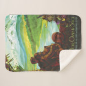 レトロ宇宙旅行ポスター – 地球科学ミッション シェルパブランケット (正面(横))