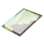 レトロ宇宙旅行ポスター – 地球科学ミッション ノートパッド (アングル)