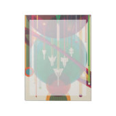 レトロ宇宙旅行ポスタ太陽のー – システムグランドツアー ノートパッド (回転)