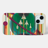 レトロ宇宙旅行ポスタ太陽のー – システムグランドツアー Case-Mate iPhoneケース (裏面 (横))