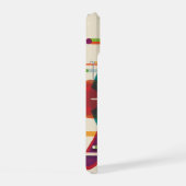 レトロ宇宙旅行ポスタ太陽のー – システムグランドツアー iPhone 15ケース (右側面)