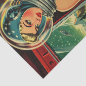 レトロ宇宙飛行士少女 薄葉紙 (詳細)