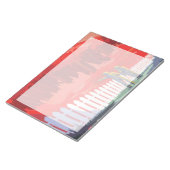 レトロ宇宙Kepler-186fのポスター。 ノートパッド (アングル)