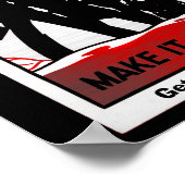 レトロ安全ポスター/Proワクチンポスター ポスター (角)