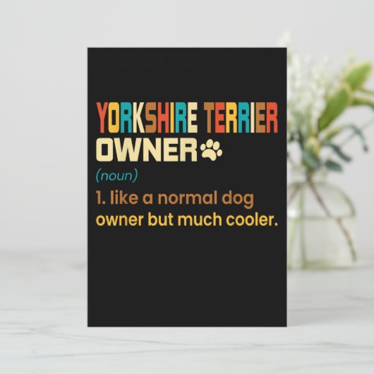 レトロ定義ヨークシャーテリアオーナー (スタンド正面)