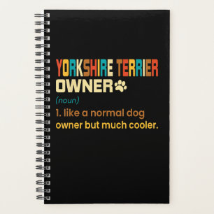 レトロ定義Yorkshire Terier Owner プランナー手帳