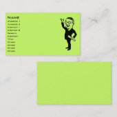 レトロ実業家 名刺 (正面/裏面)