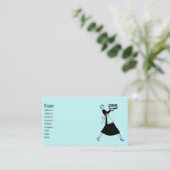 レトロ家政婦 名刺 (スタンド正面)