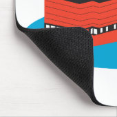 レトロ容器の貨物船 マウスパッド (コーナー)