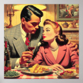 レトロ対イラストレーション ポスター (正面)