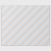 レトロ対角ストライプ包装紙 ラッピングペーパー (フラット)