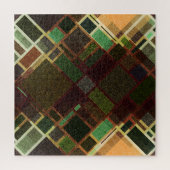 レトロ対角線:抽象芸術シームレスパターン。 ジグソーパズル (縦)