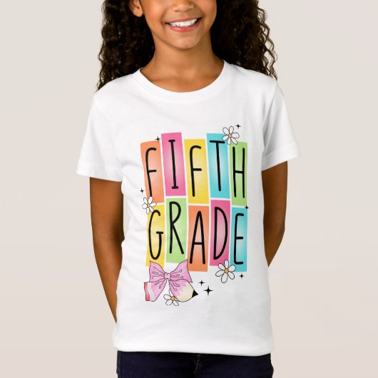 レトロ小学校5年生 Tシャツ (正面)